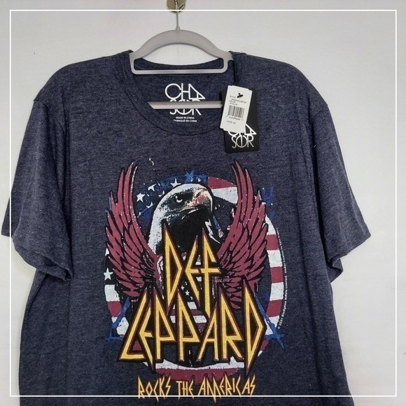 Chaser Other - Chaser Shirt Men 2XL Def Leppard Graphic Band Tour Concert Rock Vintage Style